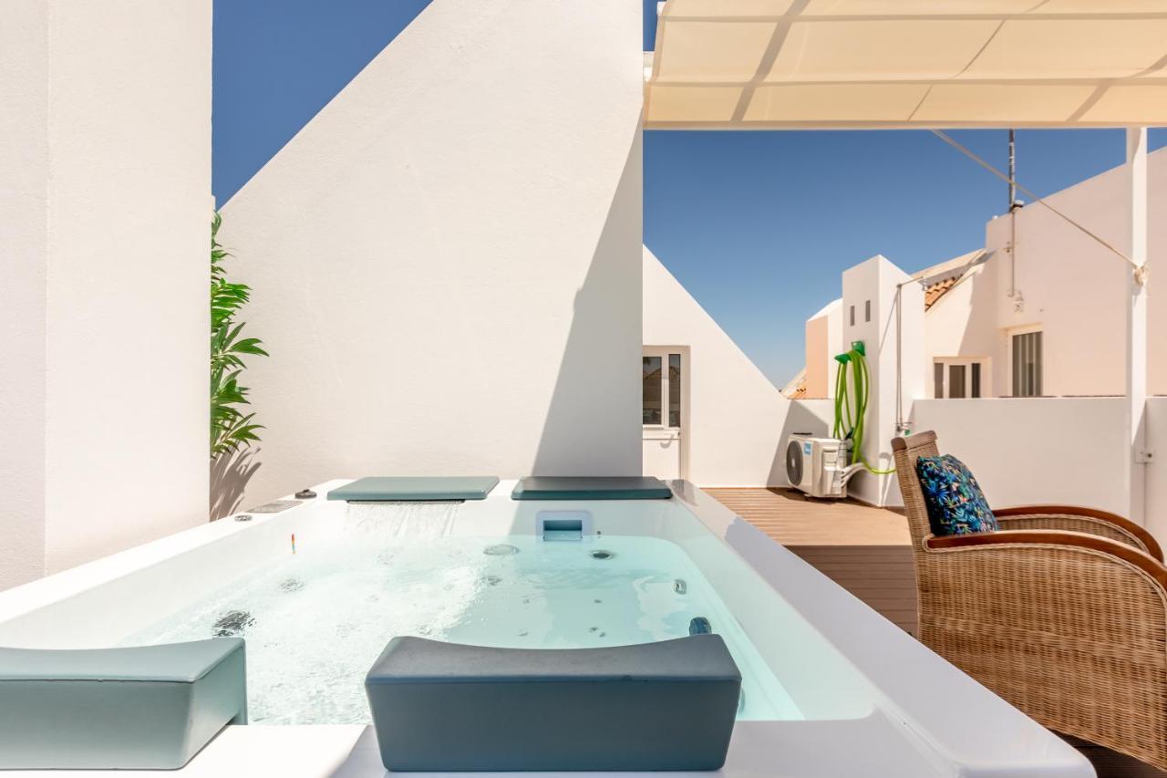 Seascape Villa Private Pool & Rooftop Jacuzzi With Sea View Near Manta Rota Beach Vila Nova de Cacela Eksteriør bilde